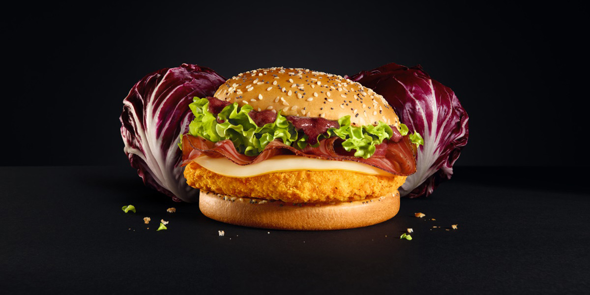 Radicchio di Chioggia IGP e Mela Alto Adige IGP nel nuovo panino McDonald’s